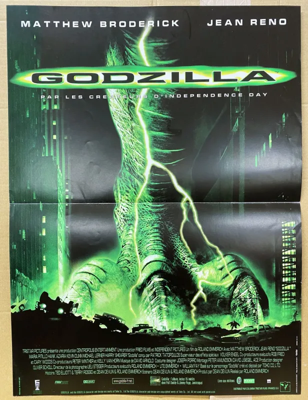 affiche du film godzilla